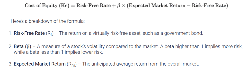 Cost of Equity Calculator: Example of Cost of Equity Calculation with Formulas