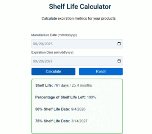Image showcasing Shelf Life Calculator 2025 | Accurate Expiration Date Tool
